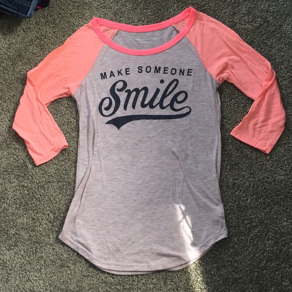 American Eagle 3/4 sleeve shirt